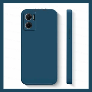 M.TK Moveteck Xiaomi Redmi Note 11E Uyumlu Kılıf Kamera Lens Korumalı Soft Mat Silikon Kılıf Zırh Tank Military