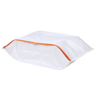 IKEA Parkla Kutu, Ayakkabı Kutusu, Fermuarlı Hurç, Beyaz-Turuncu, 48X22 cm
