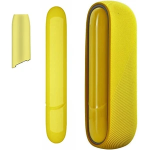 3 In 1 Koruma Kapağı ile Yan Bar ile Üst Kabuk Iqos 3.0 Iqos Için 3 Duo Dekorasyon Aksesuarları Sarı Kılıf