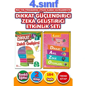 4. Sınıf Dikkat Akıl Zekâ  Güçlendirici Kitap Seti
