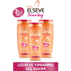 3'lü Elseve Dream Long Şampuan Seti