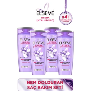 4'lü Elseve Hyaluronic Şampuan Seti