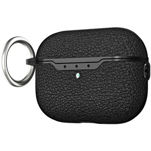 Apple Airpods Pro 2. Nesil ile uyumlu Kılıf Deri Tarzı Silikon Case 03 Hoparlör Deliklikleri Açık