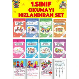 Gönül Yayıncılık 1. Sınıf Renkli Heceli Eğitici Öykü Dizisi (8 Kitap) (Ciltli)