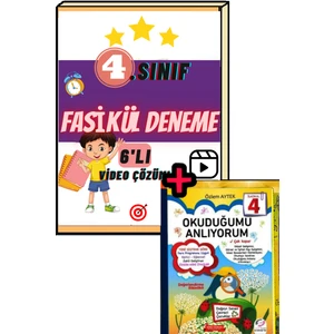 Gönül Yayıncılık 4. Sınıflar Için Deneme Sınavı Seti(Yeni Nesil  Video Çözümlü ) (Ciltli)