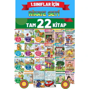 Gönül Yayıncılık 1. Sınıflar Için Birbirinden Güzel Rengarenk 22'li Hikaye Seti Kitap (Evony-Tonguç) (Ciltli)