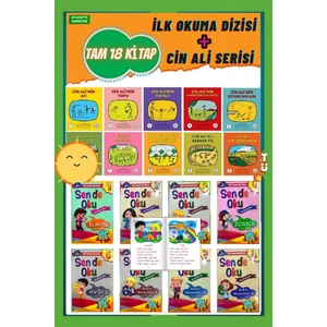 Gönül Yayıncılık 1. Sınıf Elakin Ilk Okuma Seti (Yeni Nesil  ) Cin Ali 10'lu Hikaye Seti (Ciltli)