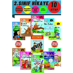 Gönül Yayıncılık 2. Sınıflar Için  Resimli Okumayı Sevdiren 10'lu Kitap Seti (Ciltli)
