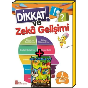 1. Sınıf Dikkat Ve Zeka Gelişimi + Kum Boyama Seti