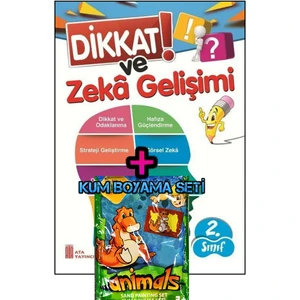 Dikkat Ve Zeka Gelişimi - 2. Sınıf + Kum Boyama Seti