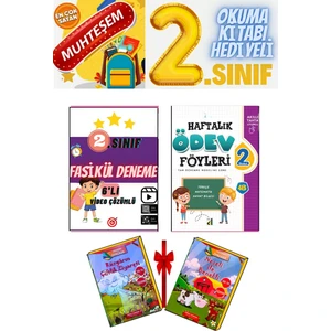 Gönül Yayıncılık 2. Sınıf Ödev Testi + 6'lı Deneme Sınavı (Ciltli)