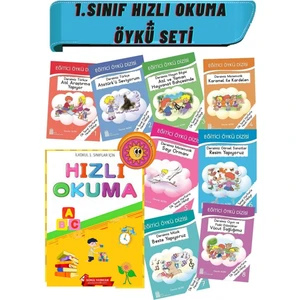 Gönül Yayıncılık 1. Sınıf Hızlı Okuma+Eğitici Öykü Dizisi (8 Kitap) (Ciltli)