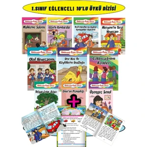 Gönül Yayıncılık 1. Sınıflar Öykü Dizisi (10 Kitap)+Değerlendirme Soru Kitapçığı (Ciltli)