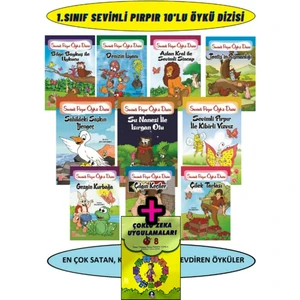 Gönül Yayıncılık 1. Sınıflar Sevimli  Öykü Dizisi (10 Kitap)+Değerlendirme Soru Kitapçığı (Ciltli)