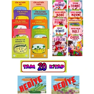 Cin Ali Yayınları Hikaye Seti 10 Kitap +1. Sınıf Muhteşem Hikaye Seti (Ciltli)