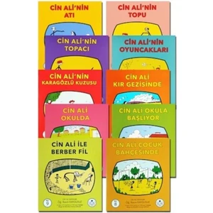 Efsane Set Geri Döndü! 1. Sınıf  Cin Ali Serisi Okuma 10 Kitap Set - Rasim Kaygusuz