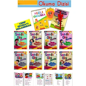 1.sınıf  Ilk Okuma Dizisi Ses Gruplarına Göre Düzenlenmiş Evony Tongu Tude Kırmızı