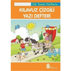Ata Yayıncılık 1. Sınıflar Için 2,Li Paket Dik Temel Harflerle Kılavuz Çizgili Yazı Defteri Büyük Boy