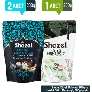 Menengiç ve Osmanlı Dibek Kahvesi (3'lü x 200 gr)