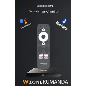 Wzone Android TV Box Kumanda Bluetooth Bağlantılı Sesli Komut Özelliği