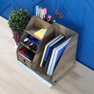 Design Otto Focus Modest Çekmeceli A4 Evrak Rafı Masaüstü Organizer