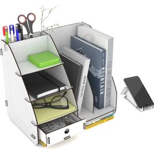 Design Otto Focus Modest Çekmeceli A4 Evrak Rafı Masaüstü Organizer