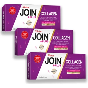 Join+Plus Collagen 30 ml x 10 Adet x 3 Adet