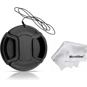 Nikon Z Dx 16-50MM F/3.5-6.3 Vr Lens Için 46MM Lens Objektif Kapağı Kapak Bağcıklı