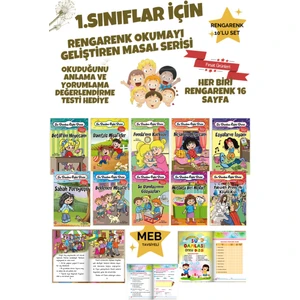 1.sınıf Öğrenciler Için Okumayı Sevdiren Okuma Kitabı Hikaye Rengarenk