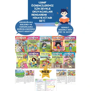 1.sınıf Öğrencileri Için Evony Okuma Kitabı Hikaye Zevkle Okuyacağı Rengarenk Hikaye Seti