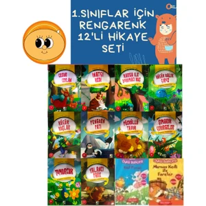 1. Sınıflar Için Rengarenk 12'li Hikaye Seti