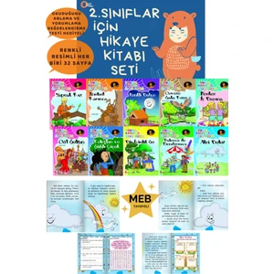 2.sınıflar Için Okumayı Sevdiren ve Okuma Alışkanlığı Kazandıran Eğlenceli 10'lu Kitap Seti Evony