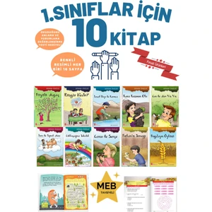 Okumayı Hızlandıran Mükemmel Bir Set(10 Kitaptan Oluşan Rengarenk Hikayeler) Tonguç Evony Ata