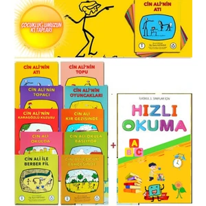 Cin Ali Hikaye Seti 10 Kitap + 1. Sınıf Hızlı Okuma Teknikleri Kitabı