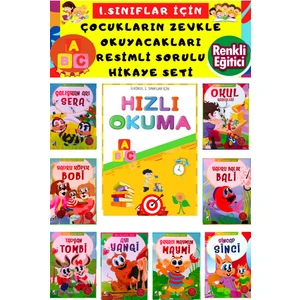 1.sınıflar Için Renkli Heceli Hikaye Seti+Hızlı Okuma Kitabı