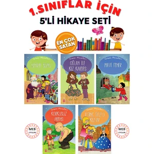 1.sınıfların Severek Okuyacağı 5'li Hikaye Seti