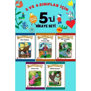 3.ve 4.sınıflar Için Okumayı Sevdiren 5'li Hikaye Seti