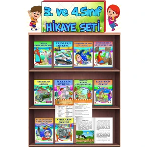 3.ve 4.sınıflar Için Okumayı Sevdiren  Hikaye Kitabı Seti
