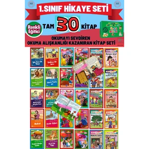 1.sınıf Hikaye Seti Rengarenk Çocukların Sıkılmadan Okuyacağı  Öyküler)