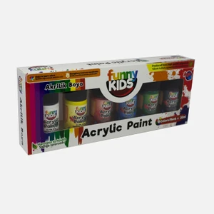 Funny Kids Akrilik 25 ml 6'lı