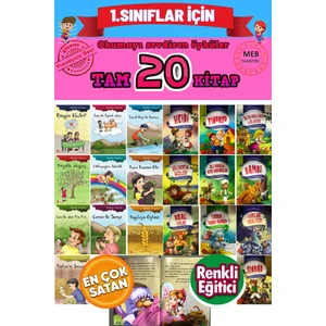 1.sınıflar Için Birbirinden Güzel Rengarenk 20'li Hikaye Seti Kitap