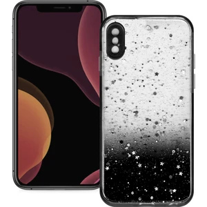 Smart Tech Apple iPhone x Simli Şeffaf Sert Slikon Kılıf