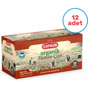 12 Adet Organik Hemşin Süzen Bardak Poşet Çay 25'li