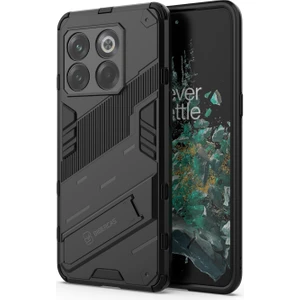 Oneplus Ace Pro - Oneplus 10T 5g Matrix Serisi Armor Standlı Perfect Koruma Kılıf - Siyah