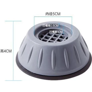 Daha Yok mu Çamaşır Makinesi Titreşim Engelleyici Stoper Gri 4 Lü Set