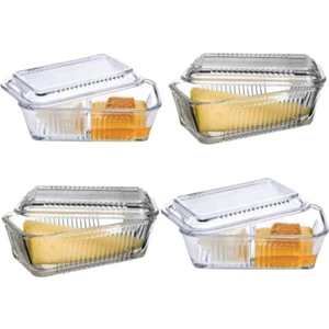 Frigo Kapaklı Kahvaltılık - Tereyağlık Peynirlik 4 Lü Set