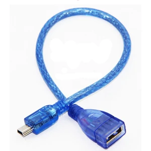 5 Pin Mini USB Erkek - USB Dişi Kablo 20CM
