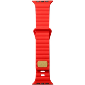 Nezih Case Apple Watch 2/3/4/5/6/7/8/se 38MM 40MM 41MM Şerit Tasarım Metal Toka Silikon Kordon