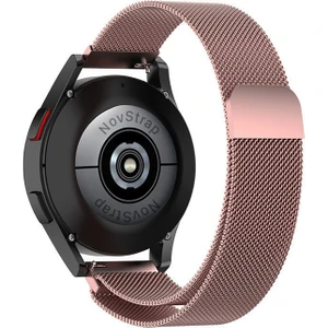 Samsung Galaxy Watch 7 Fe 4 5 Pro 6 Classic 40 42 43 44 45 46 47 Mm Uyumlu Kordon Metal Hasır 20mm