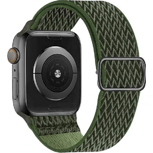 Apple Watch Uyumlu Saat Bandı ( 38-40-41 Mm)Ayarlanabilir Elastik Solo Döngü Kordon